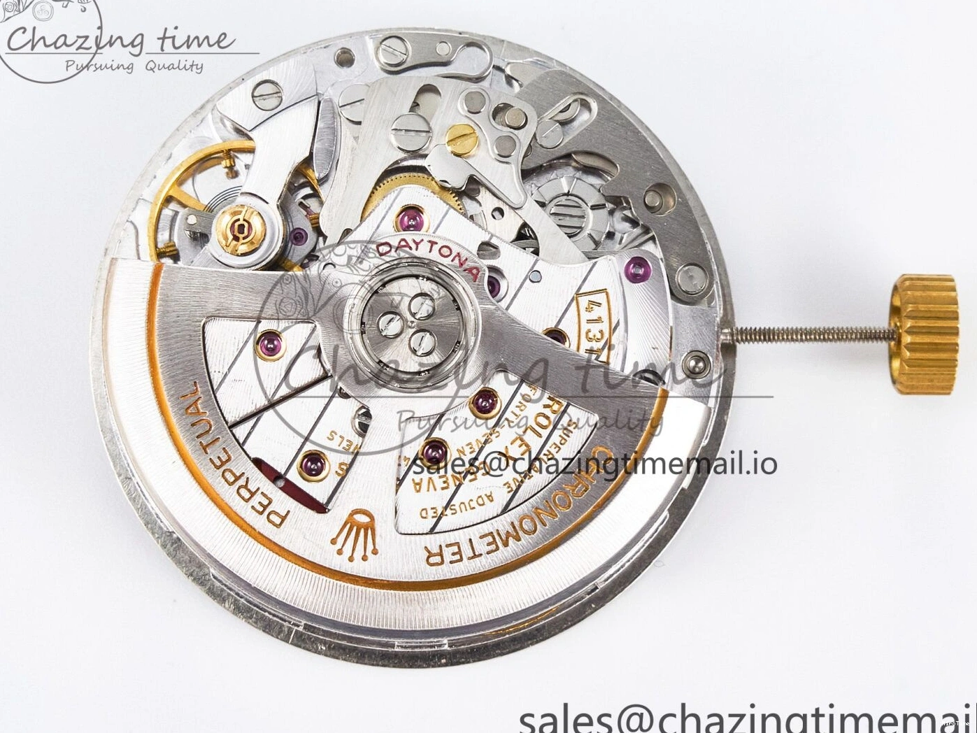 MiroTime 0401 Custom Modded Daytona DD4131 Super Clone 28800 VPH Automatic Movement (Silver Color) HighQuality 919